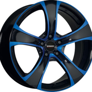 Speedy Wheels CIRCUIT RS GLOSS BLACK ELECTRIC BLUE