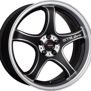 Speedy Wheels GTR BLACK SUEDE FROSTED MACHINED