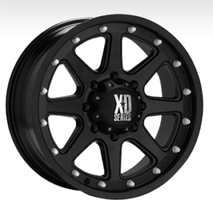 KMC ADDICT XD MATTE BLACK WHEELS